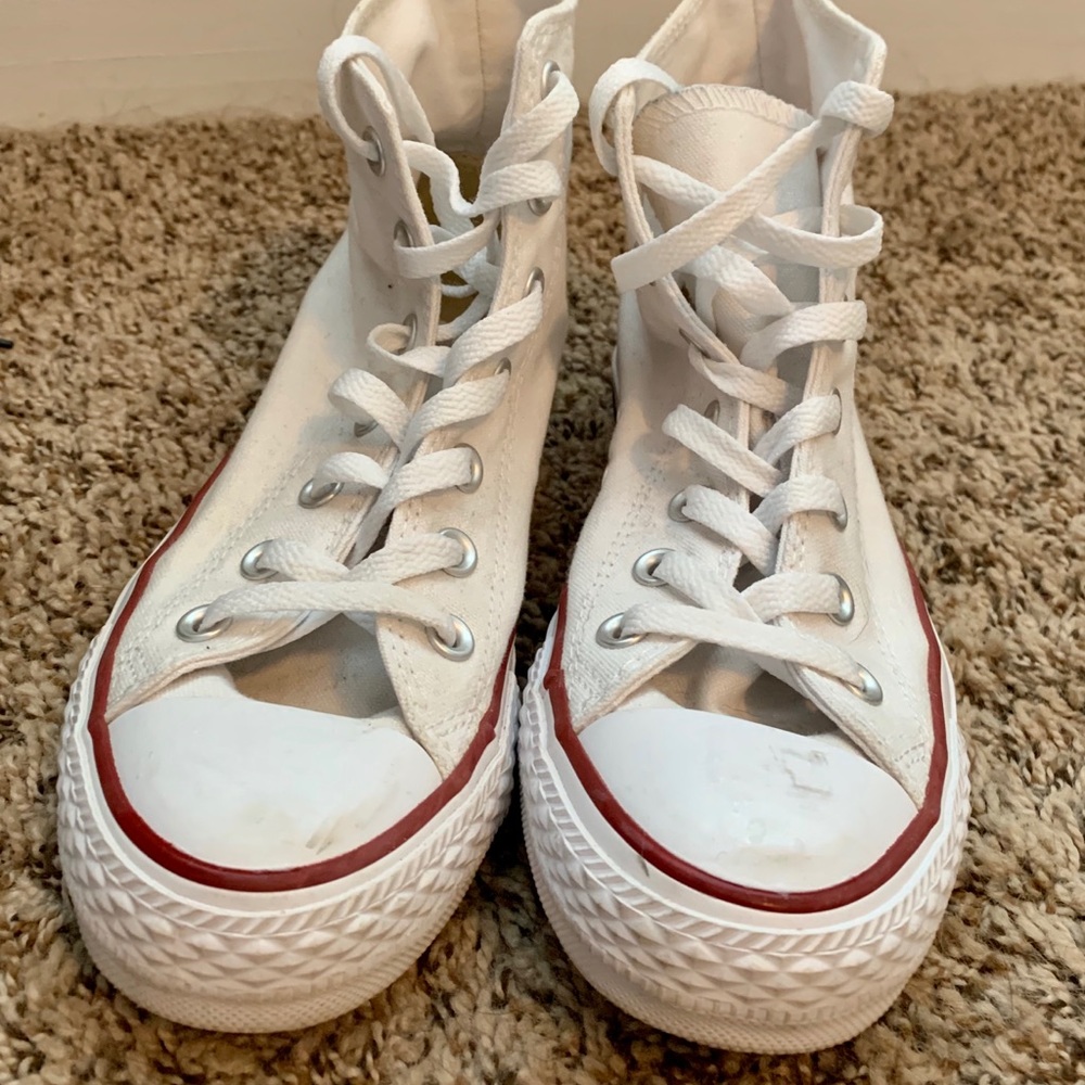 White high top converse